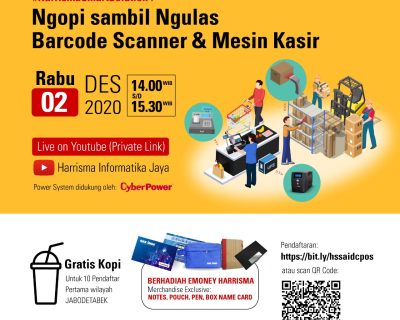 Ngopi sambil Ngulas: Barcode Scanner & Mesin Kasir